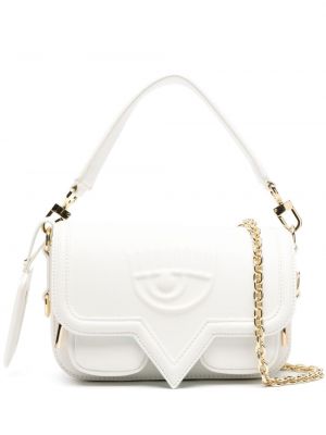 Τσάντα shopper Chiara Ferragni λευκό