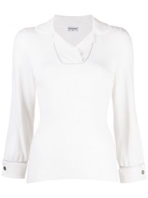 Bluzka Chanel Pre-owned biała