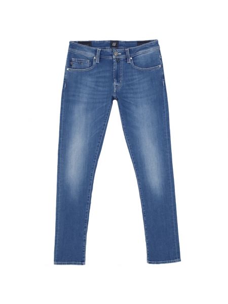 Skinny jeans mit reißverschluss Tramarossa blau
