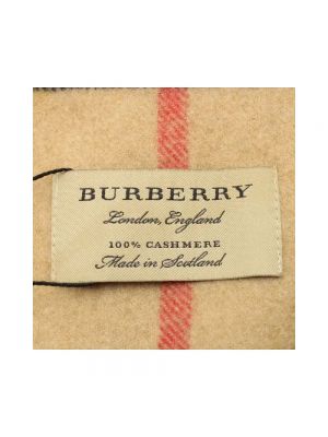 Bufanda de lana Burberry Vintage marrón