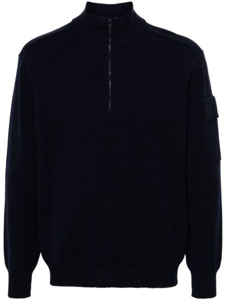 Kort sweater C.p. Company blå