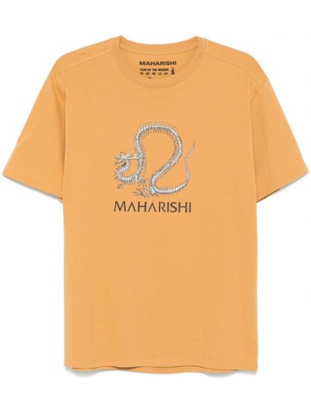 T-shirt Maharishi brun