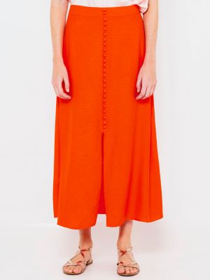 Maxi sukně Camaieu, oranžová