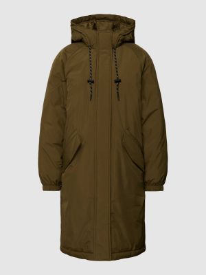 Płaszcz z kapturem Edc By Esprit khaki