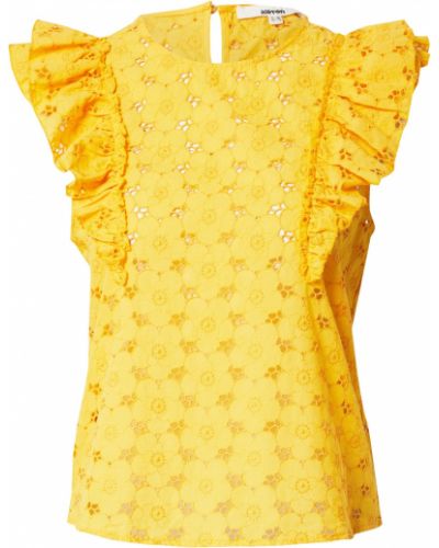 Bluza z vezenjem Koton rumena