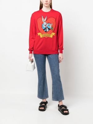 Pullover Moschino rot