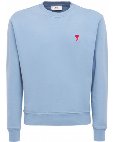 Bluza dresowa Ami Alexandre Mattiussi - Niebieski