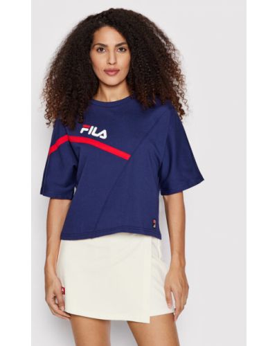 T-shirt Fila, granatowy