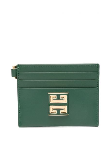Usnjena denarnica Givenchy zelena
