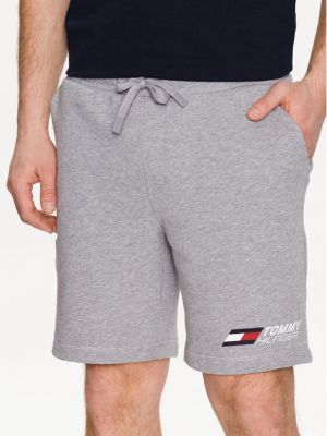 Shorts de sport Tommy Hilfiger gris