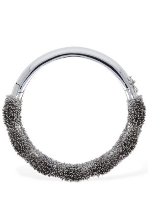 Ogrlica Marc Jacobs srebrna