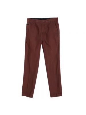 Spodnie bawełniane Prada Vintage brązowe