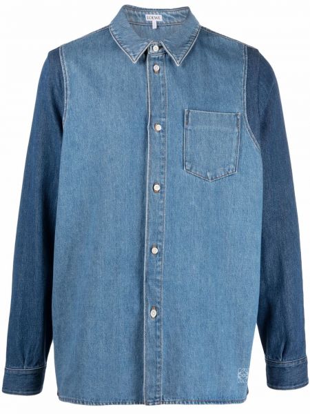 Camisa vaquera manga larga Loewe azul