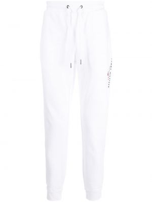 Pantalones de chándal slim fit Tommy Hilfiger blanco