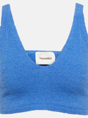 Вълнен бралетка Nanushka синьо