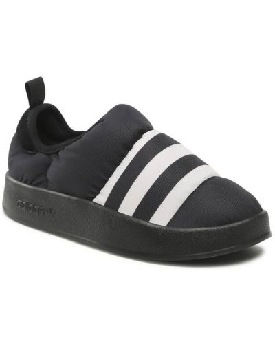 Papuci de casă Adidas negru