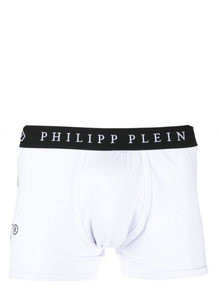 Боксерки с принт Philipp Plein бяло