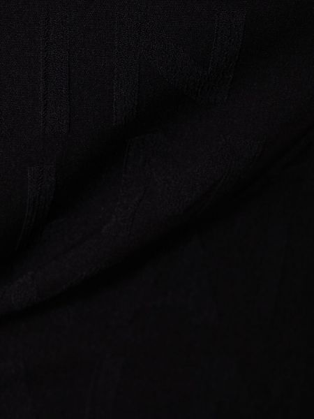 T-shirt avec manches courtes en jersey Balmain noir