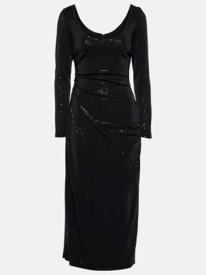 Midi šaty Markarian čierna