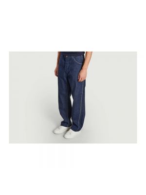 Jeansy relaxed fit Orslow niebieskie