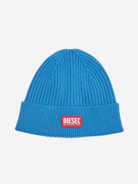 Vilnonis kepurė Diesel mėlyna