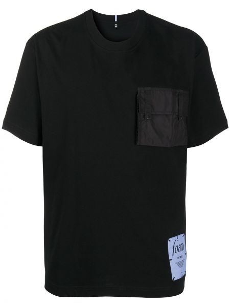 Camiseta con bolsillos Mcq negro