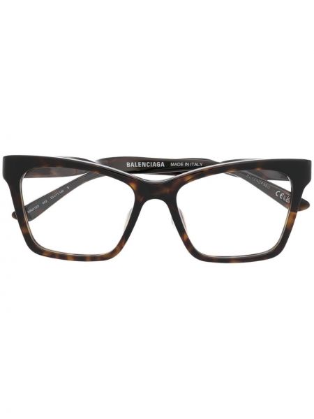 Painettu silmälasit Balenciaga Eyewear ruskea