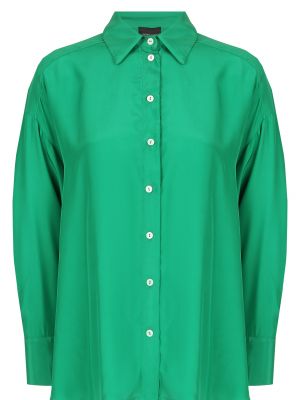 Рубашка Simonetta Ravizza зеленая