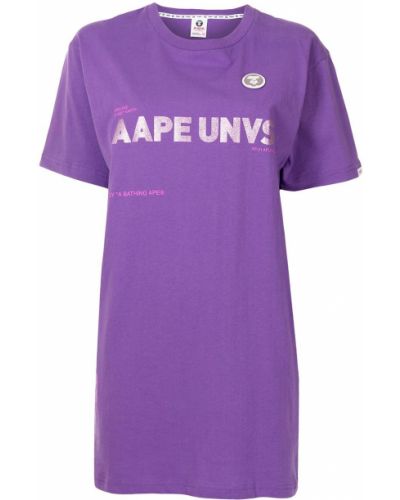 Camiseta oversized Aape By *a Bathing Ape® violeta