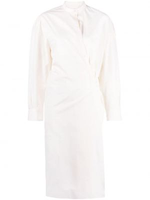 Μίντι φόρεμα Lemaire λευκό