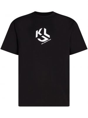T-shirt en coton à imprimé Karl Lagerfeld Jeans