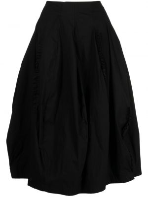 Midi sukně Rundholz černé