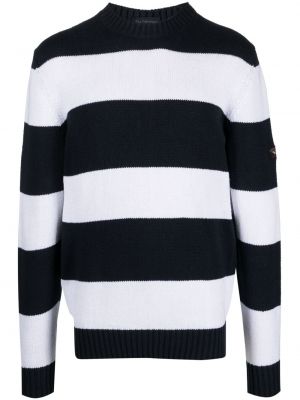 Ριγέ βαμβακερός πουλόβερ με σχέδιο Paul & Shark