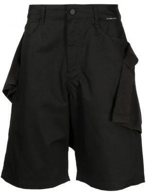 Bombažne bermuda kratke hlače 44 Label Group črna