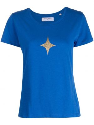 T-shirt en jersey à motif étoile Madison.maison bleu
