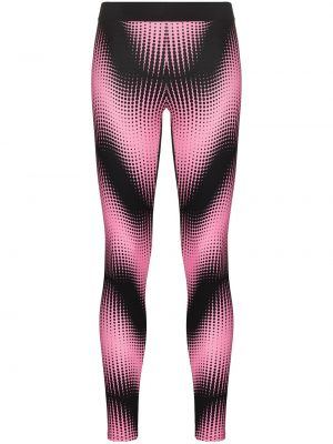 Pantalon de sport à imprimé à motifs abstraits Rabanne rose