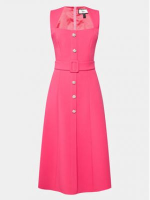 Slim fit koktejlové šaty Nissa růžové