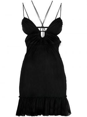 Κοκτέιλ φόρεμα Nensi Dojaka μαύρο
