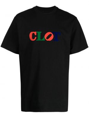 Памучна тениска с принт Clot