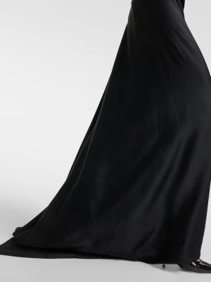 Maksi suknelė satininis Vivienne Westwood juoda