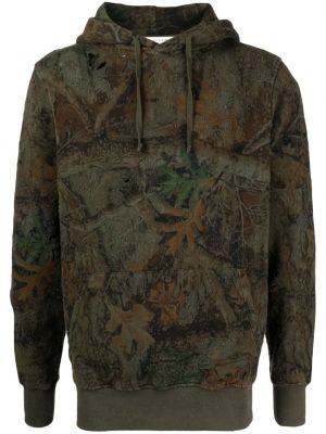 Abstrakter hoodie aus baumwoll mit print 1017 Alyx 9sm grün