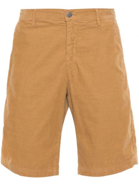 Bermuda kratke hlače iz rebrastega žameta Massimo Alba bež