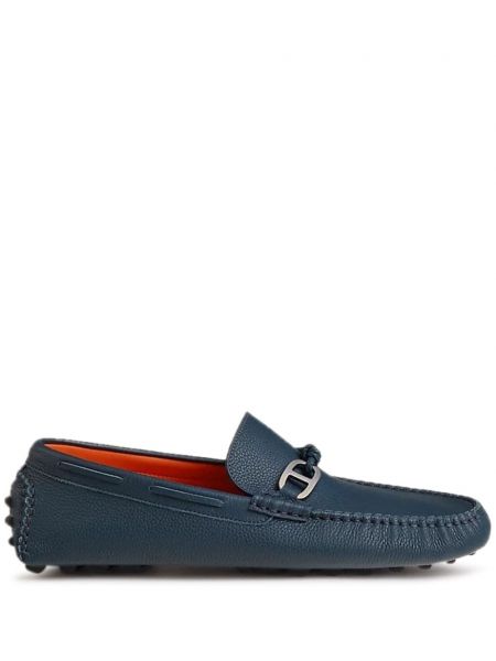 Kožené loafers Hermès Pre-owned modré