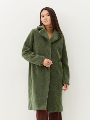 Пальто Just Clothes зеленое