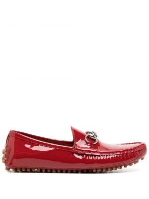 Oversized δερμάτινα loafers Gucci