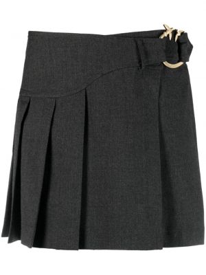 Plisované mini sukně Pinko šedé