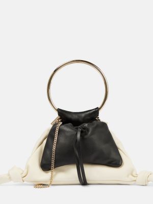 Δερμάτινη τσάντα shopper Chloã© λευκό