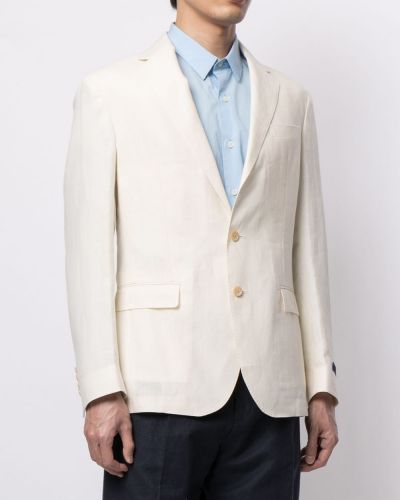 Lněný kabát Polo Ralph Lauren