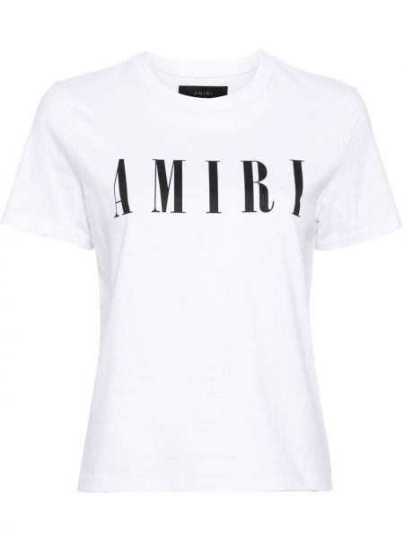 T-shirt en coton à imprimé Amiri