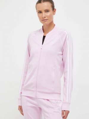 Bluza rozpinana Adidas Originals różowa